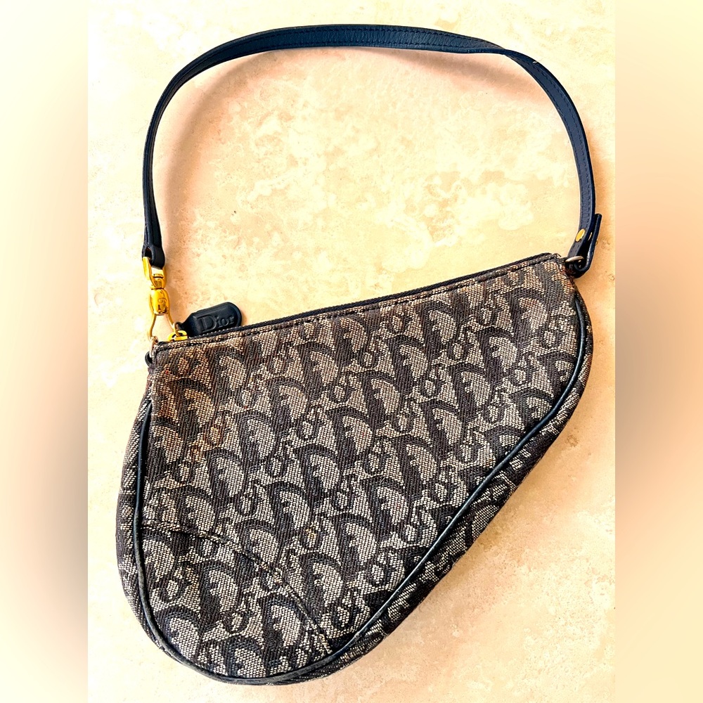Vintage Christian Dior - Mini Saddle Bag Pochette/ John Galliano
